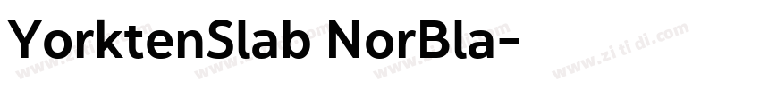 YorktenSlab NorBla字体转换